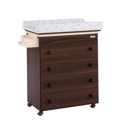 Комод пеленальный Микуна Б-970 Чоколате Беиге Беарс анд Хеартс / Micuna B-970 Chocolate Beige Bears and Hearts_0