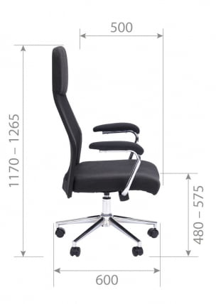 Кресло руководителя Чаирман CХ621 Серый / Chairman CH621_4