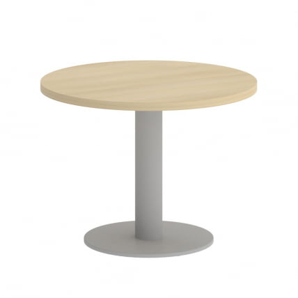 Стол журнальный круглый ХОМЕ ОФФИCЕ ВР.СП-5-60.1Г Акация Лорка/Серый металл / HOME OFFICE VR.SP-5-60.1G_0