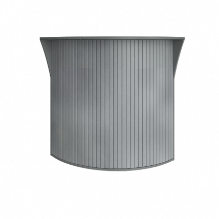 Стойка угловая (радиусный элемент - ролета) Рива А.РС-5.5 Серый / Riva_0