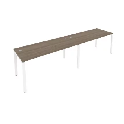 Рабочая станция на 2 раб.места Метал Сйстем Б.СМ-2.4 Вяз/Белый / Metal System_0