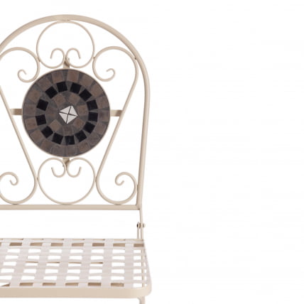 Стул Сеcрет де Маисон ВИCЕНЗА (мод. ПЛ08-7451РВ) металл, 36*35*91 см, белый/плитка калейдоскоп / Secret de Maison VICENZA (mod. PL08-7451RV)_6