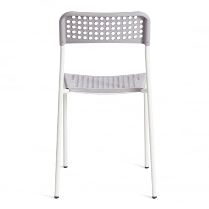 Стул АДДЕ (мод. C-049) металл/пластик, 39 х 49 х 78 см, Грей (серый) /Вхите (белый) / ADDE (mod. C-049) Grey /White_3