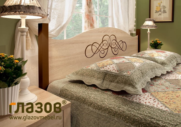 Спальня композиция 3 АДЕЛЕ Дуб Сонома/Орех шоколадный / ADELE_2