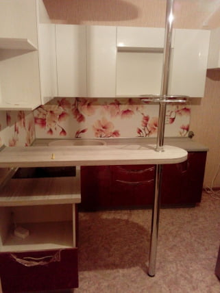 Глянцевый фартук (КОМПОЗИТ) КМ 08 / KM_2