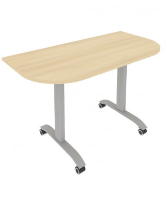 Стол радиусный складной мобильный МОБИЛЕ СЙСТЕМ СМ-4.1 Акация Лорка / MOBILE SYSTEM_0