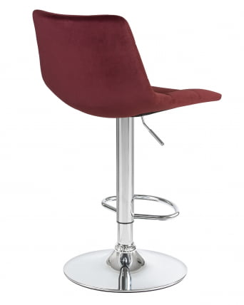 Стул барный ДОБРИН ТАИЛОР Винный велюр МДЖ9-35 / DOBRIN TAILOR MJ9-35_3