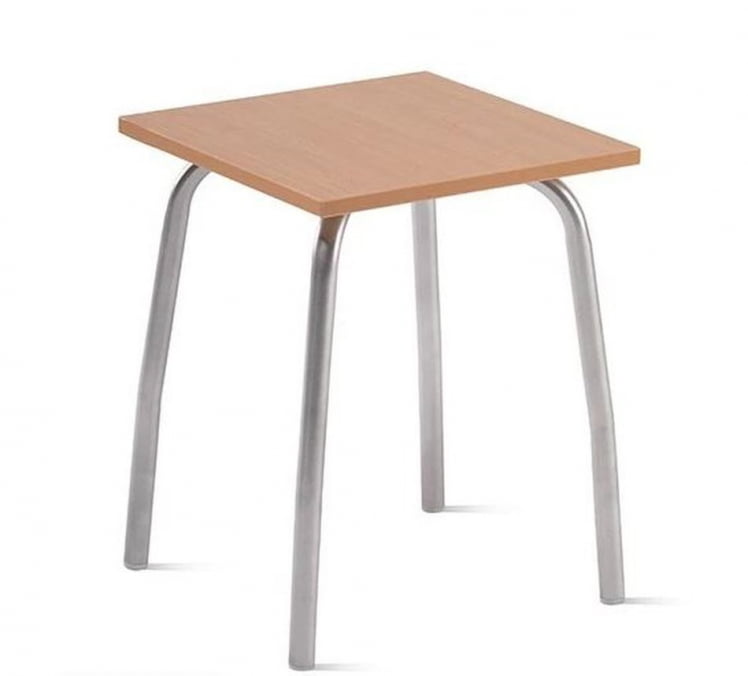 Табурет кухонный 320х320 мм ЛДСП Бук/Алюминий_0