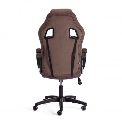 Кресло ДРИВЕР (22) флок/ткань, коричневый, 6/ТВ-24 / DRIVER 6/TW-24_3