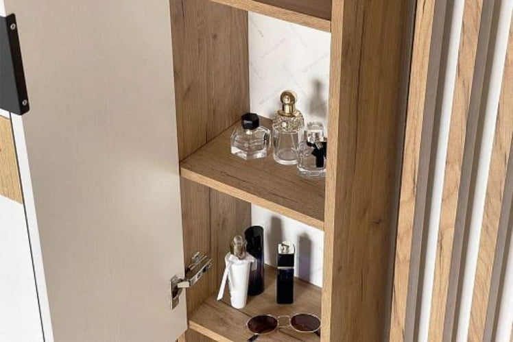 Прихожая Бери МПР-021 Дуб крафт золотой/белое дерево / MPR-021_12