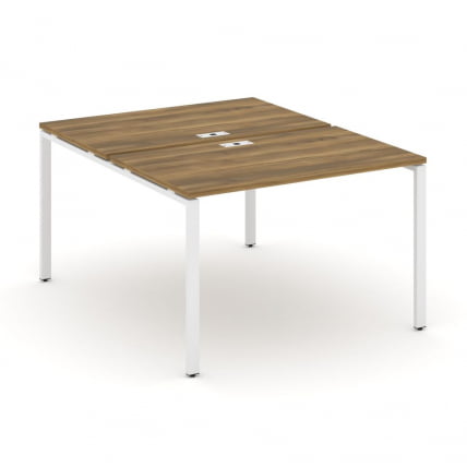 Рабочая станция двухсторонняя на 2 места CОНCЕПТ CН.ДРС-002 Сандал Янтарный Белый / CONCEPT CN.DRS-002_0