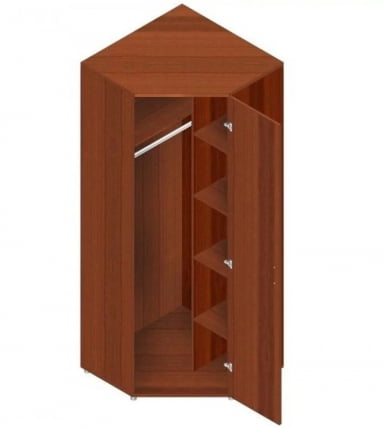 Шкаф угловой для одежды Р.Ш-10 Ясень темный_1
