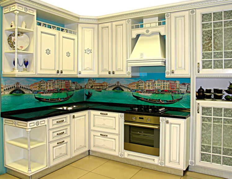 Глянцевый фартук (КОМПОЗИТ) КМ 41 / KM_4