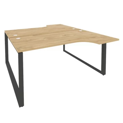 Рабочая станция на О-образном м/к ОНИКС О.МО-Д.СА-1 Тиквуд Светлый/Антрацит / ONIX O.MO-D.SA-1_0