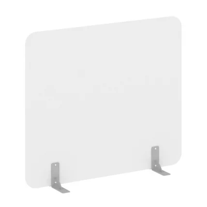 Перегородки на металлических опорах на фетровых подпятниках Р-лине ДП.Ф-140-120 Белый Бриллиант / R-line DP.F-140-120_0