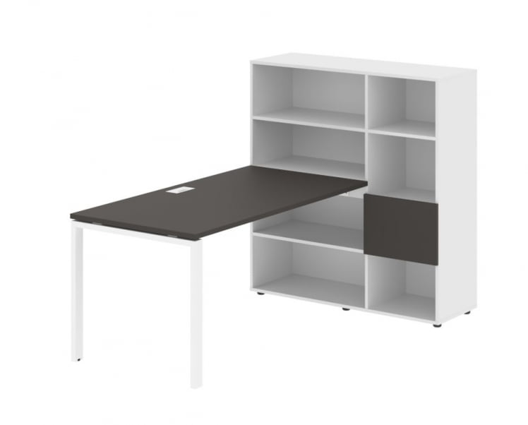 Рабочая станция ЕДИС ЕУРСТ 1215 Мокко Белый Белый / EDIS EURST_0