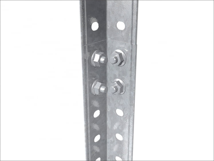 Стеллаж ЕС 150КД/75Х30/4 оцинкованный / ES 150KD/75Х30/4_3