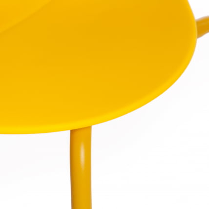 Стул ЕБАЙ (мод 03) металл/пластик, 52кс46кс83.5, желтый / EBAY (mod 52x46x83.5,_6
