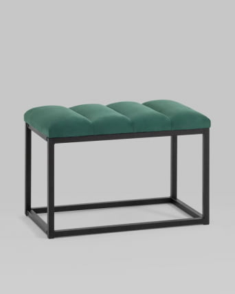 Банкетка Хостен велюр Зеленый_2