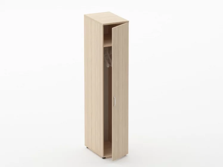 Шкаф для одежды узкий Глассй 6.19.30Пр Орех / Glassy_1