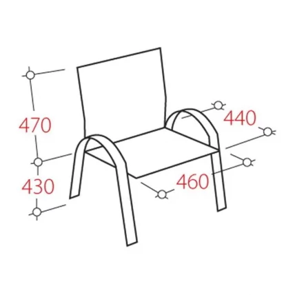 Конференц-кресло УН_Салса силвер 244446 Черный / UN_Salsa silver_1