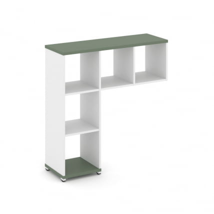 Надставка на стол низкая без наполнения CОНCЕПТ CН.НН-001 Кобо Белый бриллиант Белый металл / CONCEPT CN.NN-001_0