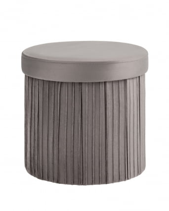 Пуф складной с ящиком Сторе Роунд антрацитовый / Store Round_0