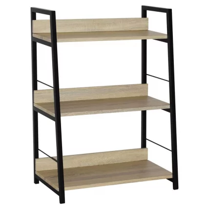 Стеллаж на металлокаркасе БРАБИКС ЛОФТ СХ-002 Дуб натуральный / BRABIX LOFT SH-002_2
