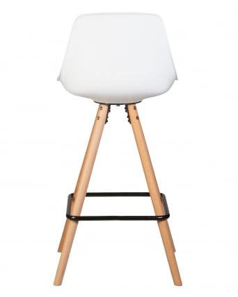 Стул полубарный ДОБРИН РОННИ Белый ЗЛ-В-02 / DOBRIN RONNI ZL-W-02_4