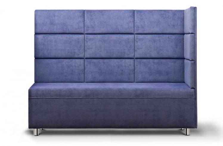 Диван на 180 с левым подлокотником Клаб-10 1Б/180 Индиго Крайола_0