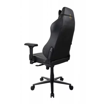 Геймерское кресло Ароззи Примо ПУ Блаcк Голд лого / Arozzi Primo PU Black Gold logo_3