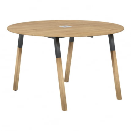 Конференц-стол Форта ФРСТ 1250 Дуб Гамильтон Черный графит / Forta FRST_0