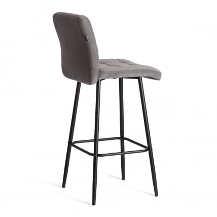 Барный стул Медео/Медео велюр, серый, 29, 45х56х113 см / Medeo/Медео_2