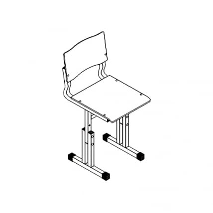 Стул ученический АЛц.СР 5-7_0