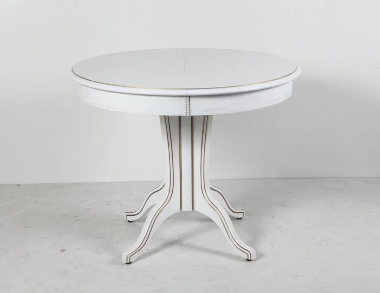 Стол обеденный Орион-5 (д1200) тон 1 с золотой патиной / (d1200)_0