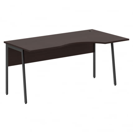 Стол эргономичный правый ИМАГО Плус СА-1П(Пр) Венге Магия Антрацит / IMAGO Plus СА-1P(Пр)_0