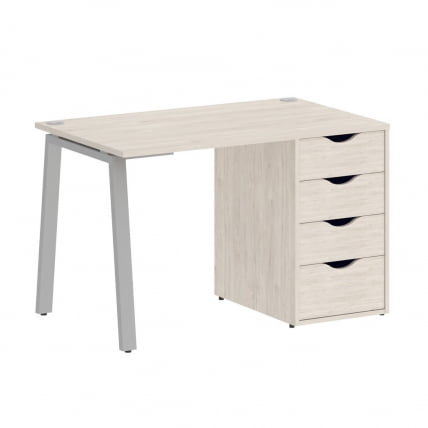 Стол письменный ХОМЕ ОФФИCЕ ВР.СП-3-118.4.А Денвер Светлый/Серый металл / HOME OFFICE VR.SP-3-118.4.A_0