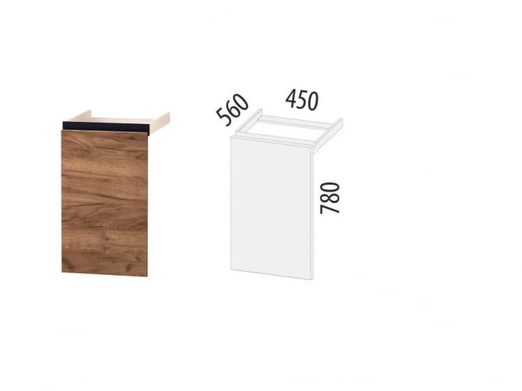 Панель для посудомоечной машины Дакота 103.70_1