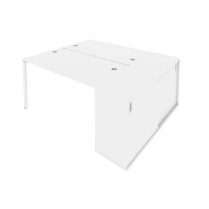 Рабочая станция с опорным шкафом-купе Метал Сйстем Б.РС-СШК-1.3 Белый / Metal System_0