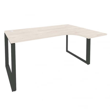 Стол эргономичный правый на О-образном м/к ОНИКС О.МО-СА-4Р Денвер Светлый/Антрацит / ONIX O.MO-SA-4R_0