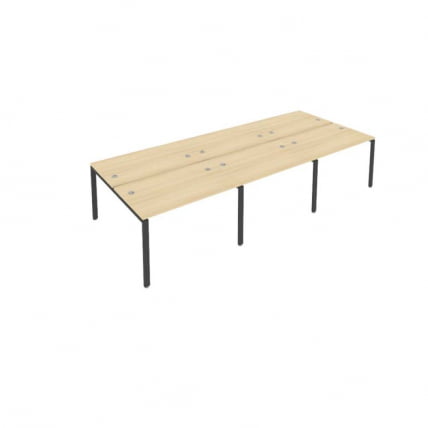 Рабочая станция на 6 раб.места Метал Сйстем Б.СМ-6.2 Акация/Антрацит / Metal System_0