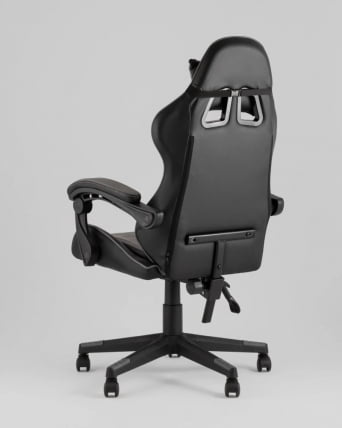Кресло спортивное ТопЧаирс Шадов черно-серый / TopChairs Shadow_4