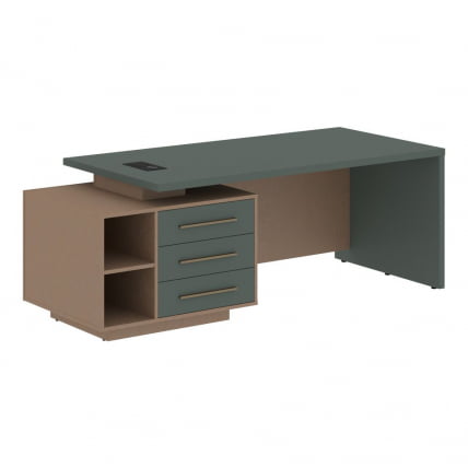 Стол руководителя левый ВЕЛИОН ВCТ 2190 Л Нефрит Кобра / VELION VCT L_0