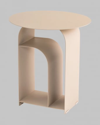 Журнальный столик Арвел металл бежевый / Arwel_0