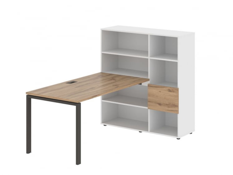 Рабочая станция ЕДИС ЕУРСТ 1215 Дуб Денвер светлый Мокко Белый / EDIS EURST_0