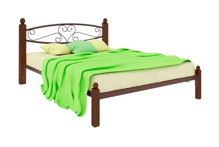 Кровать Каролина Лукс 1200х1900 Медная / Lux_0