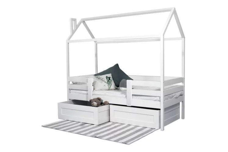 Кровать-домик РооРоом кд-22С с ящиками Серый / RooRoom_0