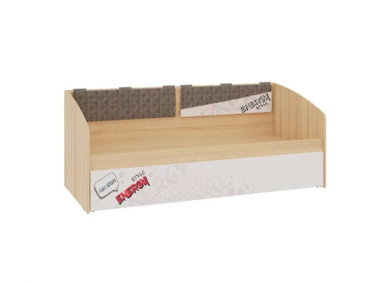 Кровать Энерджи МДЕ-07 Дуб сонома Белый / MDE-07_0