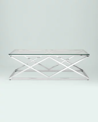 Стол журнальный ИНСИГНИЯ 120кс60 Серебро / 120x60_2