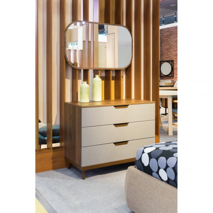 Комод Сканди с 3 ящиками Бежевый_4